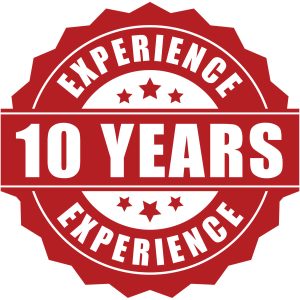 Over 10 Years of Experience