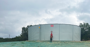 Pioneer Water Tank in Spicewood Texas