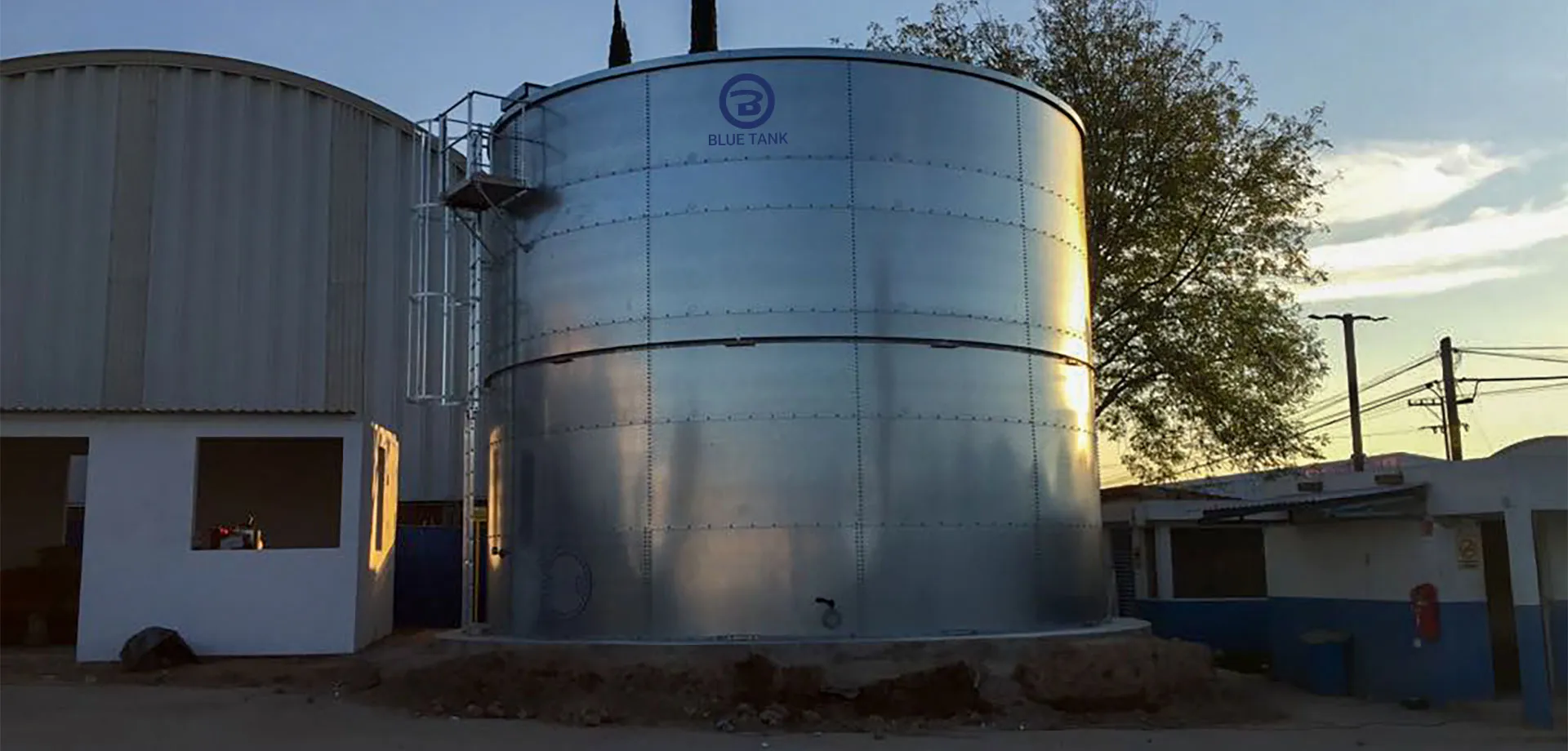 Blue Tank Fire Suppression by Fire Tank Pros